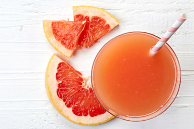 Grapefruit ginger juice for lower cholesterol and weight loss