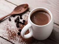 Luxurious vegan hazelnut hot cocoa