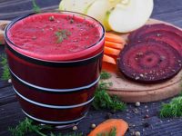 Potent blood cleansing beet carrot juice