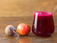 Potent heart-disease fighting beet apple juice