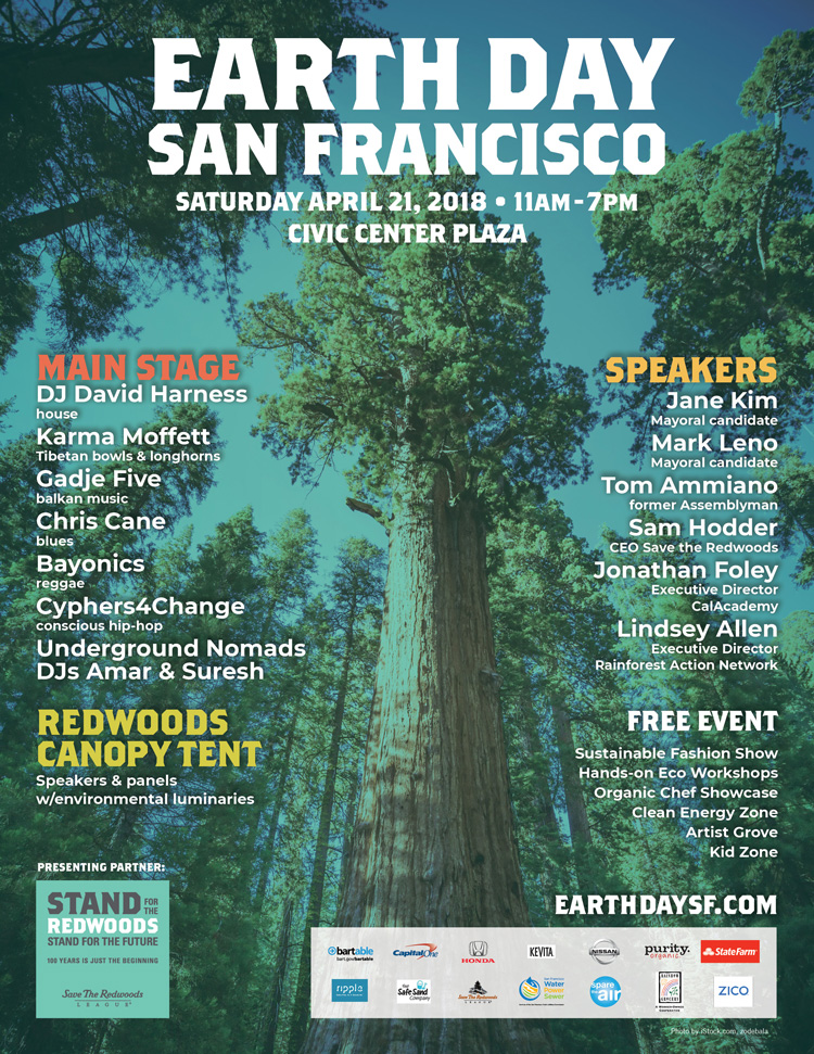 Come join us and celebrate Earth Day San Francisco 2018